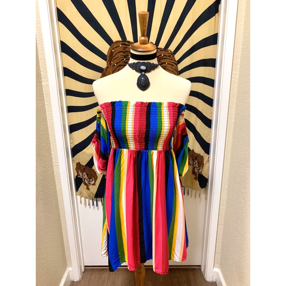 🌈 Stylish color block top - Picture 2 of 8